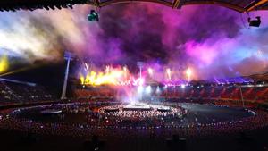 The closing ceremony of the 2018 Commonwealth Games in Gold Coast was held at the Carrara Stadium on Sunday.(Reuters)