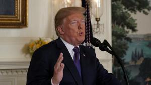 File photo of US President Donald Trump.(Reuters Photo) File photo of US President Donald Trump.(Reuters Photo)