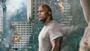 Dwayne Johnson in a still from Rampage. Dwayne Johnson in a still from Rampage.