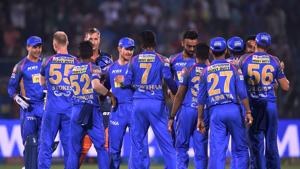 The in-form Rajasthan Royals (RR) will be confident of a third consecutive victory when they take on Kolkata Knight Riders (KKR) in an IPL 2018 match at the Sawai Mansingh Stadium on Wednesday (April 18).(AFP) The in-form Rajasthan Royals (RR) will be confident of a third consecutive victory when they take on Kolkata Knight Riders (KKR) in an IPL 2018 match at the Sawai Mansingh Stadium on Wednesday (April 18).(AFP)