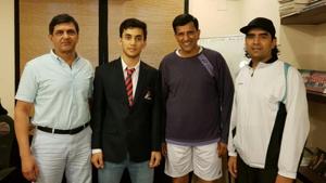 SAI badminton coach DK Sen (right).(HT Photo) SAI badminton coach DK Sen (right).(HT Photo)