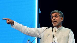 File photo of Nobel Laureate and human rights activist Kailash Satyarthi.(AFP photo) File photo of Nobel Laureate and human rights activist Kailash Satyarthi.(AFP photo)