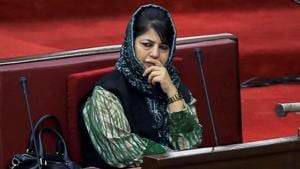 Jammu and Kashmir CM Mehbooba Mufti during the budget session of the assembly, in Jammu.(PTI File Photo) Jammu and Kashmir CM Mehbooba Mufti during the budget session of the assembly, in Jammu.(PTI File Photo)