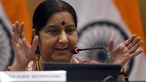 Minister of External Affairs of India Sushma Swaraj will meet a more powerful Wang, who in March was elevated to China’s top diplomatic post of State Councillor.(Sonu Mehta/ Hindustan Times) Minister of External Affairs of India Sushma Swaraj will meet a more powerful Wang, who in March was elevated to China’s top diplomatic post of State Councillor.(Sonu Mehta/ Hindustan Times)