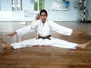 Neha Jangra recently won a silver medal in the 25th Haryana State Karate Championship. Neha Jangra recently won a silver medal in the 25th Haryana State Karate Championship.