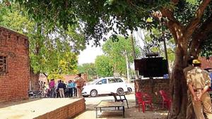 CBI officials in Makhi village on Tuesday.(Sourced) CBI officials in Makhi village on Tuesday.(Sourced)