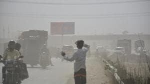 The pollution level in Ghaziabad is mainly attributed to vehicular emissions, burning of biomass, crop residue and garbage, road and soil dust, among others.(Sakib Ali/HT Photo) The pollution level in Ghaziabad is mainly attributed to vehicular emissions, burning of biomass, crop residue and garbage, road and soil dust, among others.(Sakib Ali/HT Photo)