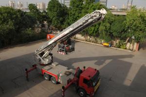 In its budget for fiscal 2018-’19, the Municipal Corporation of Gurugram (MCG) has not proposed any allocation for a ladder that could reach fires at a height of more than 42 metres.(Parveen Kumar/HT PHOTO) In its budget for fiscal 2018-’19, the Municipal Corporation of Gurugram (MCG) has not proposed any allocation for a ladder that could reach fires at a height of more than 42 metres.(Parveen Kumar/HT PHOTO)