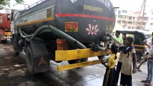 It is mandatory for all water tanker operators to fill clean and filtered water from the prescribed 10 tanker filling stations only.(HT PHOTO) It is mandatory for all water tanker operators to fill clean and filtered water from the prescribed 10 tanker filling stations only.(HT PHOTO)