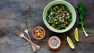 To stay fit and lose weight, you should consume more superfoods like quinoa and kale.(Shutterstock) To stay fit and lose weight, you should consume more superfoods like quinoa and kale.(Shutterstock)