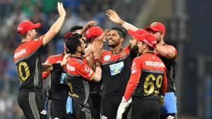 Live streaming of Royal Challengers Bangalore (RCB) vs (DD) Delhi Daredevils, IPL 2018 match at the M.Chinnaswamy Stadium, Bengaluru is available online. RCB face DD in their fifth game of IPL 2018 at the M.Chinnaswamy Stadium, Bengaluru on Saturday.(AFP) Live streaming of Royal Challengers Bangalore (RCB) vs (DD) Delhi Daredevils, IPL 2018 match at the M.Chinnaswamy Stadium, Bengaluru is available online. RCB face DD in their fifth game of IPL 2018 at the M.Chinnaswamy Stadium, Bengaluru on Saturday.(AFP)