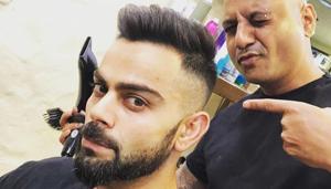 The ‘undercut’ was the go-to choice last season, but not this time. The ‘fade’ haircut is the flavour of the season with the likes of Virat Kohli, Yuvraj Singh, and the Pandya brothers (Hardik and Krunal) flaunting it.(Instagram/virat.kohli) The ‘undercut’ was the go-to choice last season, but not this time. The ‘fade’ haircut is the flavour of the season with the likes of Virat Kohli, Yuvraj Singh, and the Pandya brothers (Hardik and Krunal) flaunting it.(Instagram/virat.kohli)
