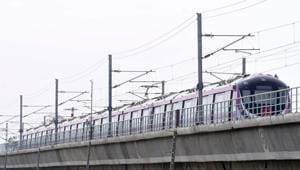 The Magenta Line of the Delhi metro connects Botanical Garden in Noida to Janakpuri West in west Delhi.(Sunil Ghosh/HT File Photo) The Magenta Line of the Delhi metro connects Botanical Garden in Noida to Janakpuri West in west Delhi.(Sunil Ghosh/HT File Photo)