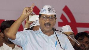 Delhi CM Arvind Kejriwal addresses a rally in Haryana.(PTI FILE) Delhi CM Arvind Kejriwal addresses a rally in Haryana.(PTI FILE)