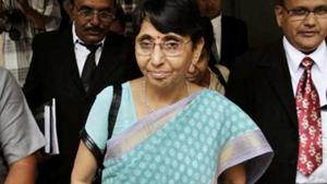 Maya Kodnani was sentenced to 28 years in jail by a SIT court in 2012. She was out on bail from July 2014.(AP File Photo) Maya Kodnani was sentenced to 28 years in jail by a SIT court in 2012. She was out on bail from July 2014.(AP File Photo)