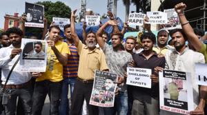 The Union Cabinet on Saturday approved the promulgation of an ordinance that seeks to award death penalty to those convicted of raping children below 12 years.(PTI File Photo) The Union Cabinet on Saturday approved the promulgation of an ordinance that seeks to award death penalty to those convicted of raping children below 12 years.(PTI File Photo)