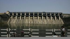 The Upper Wardha dam in Amravati district.(HT FILE)