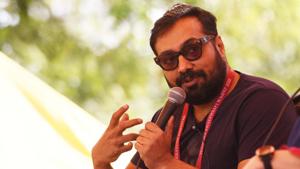 Anurag Kashyap in conversation with Vani Tripathi Tikoo during The Hit Man: Anurag Kashyap session at Jaipur Literature Festival (JLF) at Diggi Palace in Rajasthan, India.(Raj K Raj/HT PHOTO) Anurag Kashyap in conversation with Vani Tripathi Tikoo during The Hit Man: Anurag Kashyap session at Jaipur Literature Festival (JLF) at Diggi Palace in Rajasthan, India.(Raj K Raj/HT PHOTO)