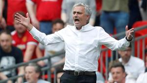 Manchester United manager Jose Mourinho reacts during the club’s FA Cup semi-final against Tottenham Hotspur.(REUTERS) Manchester United manager Jose Mourinho reacts during the club’s FA Cup semi-final against Tottenham Hotspur.(REUTERS)