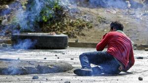 A protester falls after getting shot by a rubber bullet during demonstrations against government's reforms in Managua.(AFP File Photo) A protester falls after getting shot by a rubber bullet during demonstrations against government's reforms in Managua.(AFP File Photo)