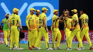 Chennai Super Kings (CSK) defeated Sunrisers Hyderabad (SRH) by four runs in an IPL 2018 match at the Rajiv Gandhi International Stadium, Hyderabad on Sunday.(BCCI) Chennai Super Kings (CSK) defeated Sunrisers Hyderabad (SRH) by four runs in an IPL 2018 match at the Rajiv Gandhi International Stadium, Hyderabad on Sunday.(BCCI)