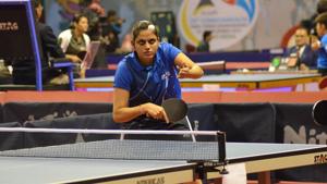 Pooja Sahastrabuddhe, CWG 2018 gold medallist.(HT PHOTO) Pooja Sahastrabuddhe, CWG 2018 gold medallist.(HT PHOTO)