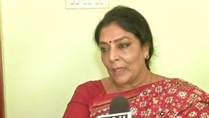 Renuka Chowdhary urged that India should stand up and said #MeToo.(ANI Photo) Renuka Chowdhary urged that India should stand up and said #MeToo.(ANI Photo)