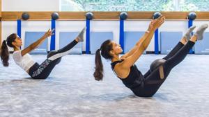 The Physique 57 workout is done at the ballet bar and is inspired by ballet moves, but with added resistance from your own body weight.(Physique 57 Mumbai) The Physique 57 workout is done at the ballet bar and is inspired by ballet moves, but with added resistance from your own body weight.(Physique 57 Mumbai)