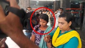 PK Soumyawas detained on Tuesday for questioning following the death of her two children and parents over the last five years.(HT Photo) PK Soumyawas detained on Tuesday for questioning following the death of her two children and parents over the last five years.(HT Photo)