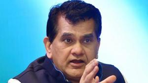 Niti Aayog CEO Amitabh Kant speaks at a panel discussion on 'The City that Never Sleeps : Cities of Tomorrow' during the last day of the Global Entrepreneurship Summit 2017 in Hyderabad.(PTI File Photo) Niti Aayog CEO Amitabh Kant speaks at a panel discussion on 'The City that Never Sleeps : Cities of Tomorrow' during the last day of the Global Entrepreneurship Summit 2017 in Hyderabad.(PTI File Photo)