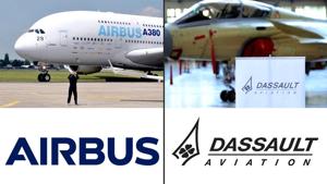 A combination of photos of Airbus and Dassault that signed an agreement to cooperate on Europe’s Future Air Combat System. A combination of photos of Airbus and Dassault that signed an agreement to cooperate on Europe’s Future Air Combat System.