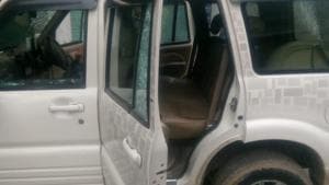 Visuals from Pulwama’s Rajpora where militants fired at former PDP leader Ghulam Nabi Patel. He was coming to Pulwama from Yader.(ANI Photo/Twitter) Visuals from Pulwama’s Rajpora where militants fired at former PDP leader Ghulam Nabi Patel. He was coming to Pulwama from Yader.(ANI Photo/Twitter)