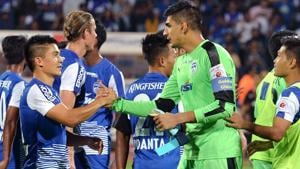 Bengaluru FC were completely outplayed by New Radiant in their AFC Cup encounter on Wednesday.(AFP) Bengaluru FC were completely outplayed by New Radiant in their AFC Cup encounter on Wednesday.(AFP)