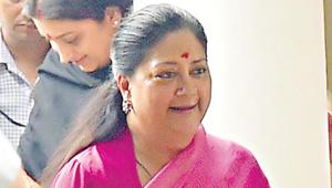 Rajasthan chief minister Vasundhara Raje’s supporters are pushing for the appointment of Srichand Kriplani, the cabinet minister for urban development and housing, to the position. However, Kriplani has excused himself from the race.(HT Photo) Rajasthan chief minister Vasundhara Raje’s supporters are pushing for the appointment of Srichand Kriplani, the cabinet minister for urban development and housing, to the position. However, Kriplani has excused himself from the race.(HT Photo)