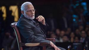 Prime Minister Narendra Modi interacts with the members of the Indian community, at ‘Bharat Ki Baat, Sabke Saath’ an interactive programme, Westminster, London, April 18(PTI) Prime Minister Narendra Modi interacts with the members of the Indian community, at ‘Bharat Ki Baat, Sabke Saath’ an interactive programme, Westminster, London, April 18(PTI)