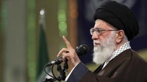 In this picture released by an official website of the office of the Iranian supreme leader, Supreme Leader Ayatollah Ali Khamenei speaks at a meeting in Tehran, Iran.(AP) In this picture released by an official website of the office of the Iranian supreme leader, Supreme Leader Ayatollah Ali Khamenei speaks at a meeting in Tehran, Iran.(AP)