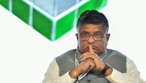 Minister Law & Justice, Electronics & Information Technology Ravi Shankar Prasad in New Delhi.(PTI File Photo) Minister Law & Justice, Electronics & Information Technology Ravi Shankar Prasad in New Delhi.(PTI File Photo)