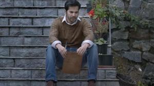 Varun Dhawan in a still from October. Varun Dhawan in a still from October.