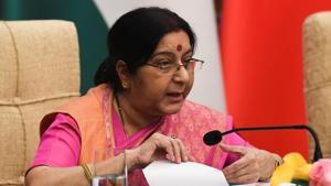 The Mi-4 helicopter and PT-76 tanks that India handed over to Bangladesh were part of gifts given by external affairs minister Sushma Swaraj (pictured) during her Bangladesh visit last year.(Reuters) The Mi-4 helicopter and PT-76 tanks that India handed over to Bangladesh were part of gifts given by external affairs minister Sushma Swaraj (pictured) during her Bangladesh visit last year.(Reuters)