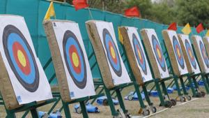 India won a bronze medal in the mixed pair event at stage one of the Archery World Cup in Shanghai on Saturday. Image for representative purposes only.(HT Photo) India won a bronze medal in the mixed pair event at stage one of the Archery World Cup in Shanghai on Saturday. Image for representative purposes only.(HT Photo)
