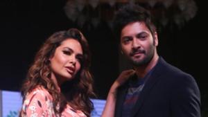 Actors Ali Fazal and Esha Gupta walk the ramp for fashion brand Marks & Spencer Spring Summer launch 2018 in Mumbai.(IANS) Actors Ali Fazal and Esha Gupta walk the ramp for fashion brand Marks & Spencer Spring Summer launch 2018 in Mumbai.(IANS)