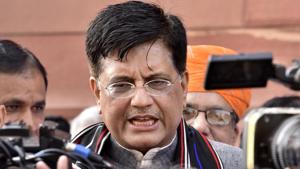 BJP said Union minister Piyush Goyal had stopped all his professional and business activities when he became minister and started the process of selling all his investments.(Sonu Mehta/HT Photo) BJP said Union minister Piyush Goyal had stopped all his professional and business activities when he became minister and started the process of selling all his investments.(Sonu Mehta/HT Photo)