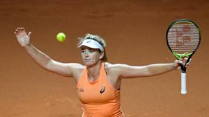 CoCo Vandeweghe beat France’s Caroline Garcia 6-4, 6-2 to reach her first career clay final at the Stuttgart Grand Prix on Saturday.(AFP) CoCo Vandeweghe beat France’s Caroline Garcia 6-4, 6-2 to reach her first career clay final at the Stuttgart Grand Prix on Saturday.(AFP)