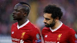 Liverpool’s Sadio Mane (L) and Mohamed Salah have enjoyed a fruitful season at the club.(REUTERS) Liverpool’s Sadio Mane (L) and Mohamed Salah have enjoyed a fruitful season at the club.(REUTERS)