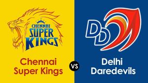 MS Dhoni-led Chennai Super Kings beat Delhi Daredevils in their Indian Premier League (IPL) 2018 match on Monday. Get full cricket score of Chennai Super Kings vs Delhi Daredevils (CSK vs DD), Indian Premier League (IPL) 2018.(HT Photo)