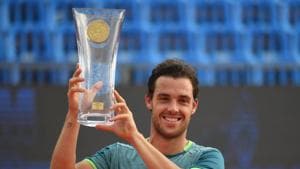 Marco Cecchinato became the first lucky loser to win a title since Leonardo Mayer triumphed in Hamburg in July 2017.(AFP) Marco Cecchinato became the first lucky loser to win a title since Leonardo Mayer triumphed in Hamburg in July 2017.(AFP)