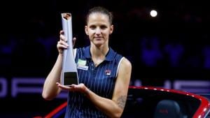 Karolina Pliskova put the groin injury down to fatigue after seven games in the last nine days, including a tournament-winning run in Stuttgart and two Fed Cup semi-final games for the Czech Republic.(REUTERS)