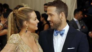 Blake Lively and Ryan Reynolds at an event. Blake Lively and Ryan Reynolds at an event.