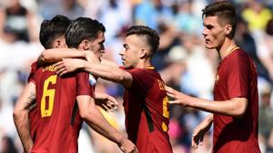 AS Roma are behind 2-5 on aggregate as they gear up for their Champions League semifinal second leg match against Liverpool.(AFP) AS Roma are behind 2-5 on aggregate as they gear up for their Champions League semifinal second leg match against Liverpool.(AFP)