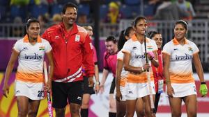 Harendra Singh, who was the India women’s hockey team coach, will coach men’s national team now.(AFP) Harendra Singh, who was the India women’s hockey team coach, will coach men’s national team now.(AFP)